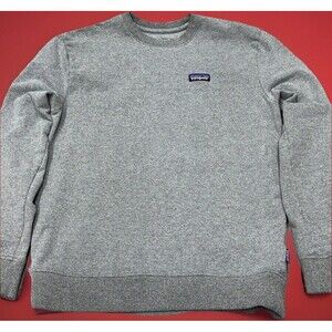 Patagonia Uprisal Crew Sweatshirt Gray Men’s M Medium Recycled Cotton/Poly